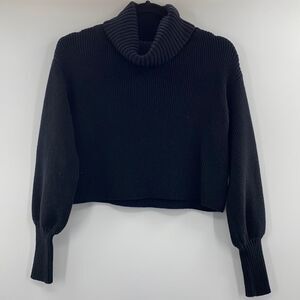 3For$20 Wild Fable Black Crop Cowl Sweater s: S